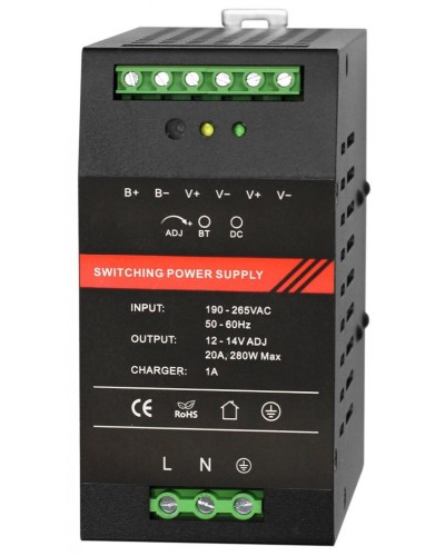 Блок питания Smartec ST-PS120BDU-BK в Липецке Дополнительное оборудование для СКУД Pintop.ru