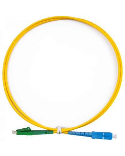 Шнур оптический simplex LC/APC-SC/UPC 9/125 sm 1м LSZH Cabeus FOP(s)-9-LC/APC-SC/UPC-1m в Липецке Патч-корды оптические Pintop.ru