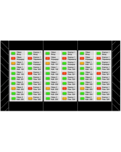 Блок индикации состояний и управления Сигма - ИС ИД-БИС-М в Липецке Адресная система пожарной сигнализации Сигма-ИС Pintop.ru