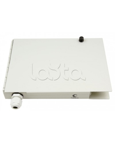 Бокс оптический настенный 19 на 8 SC/LC портов Cabeus JJT-8-SC в Липецке Кросс оптический Pintop.ru