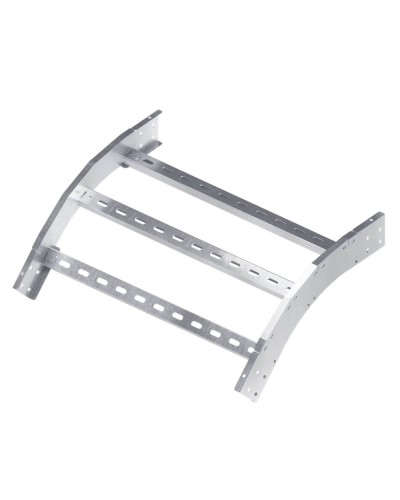 Угол лестничный вертикальный внешний 45 градусов 150х500, R600 DKC (ULOC655) в Липецке Аксессуары для лотков Pintop.ru