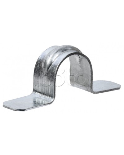 ELASTA Скоба метал. двухлап. для монт. пистол. d=25-26мм IEK (ET-MP40D-SD-025-01-100) в Липецке Держатели, клипсы, скобы Pintop.ru