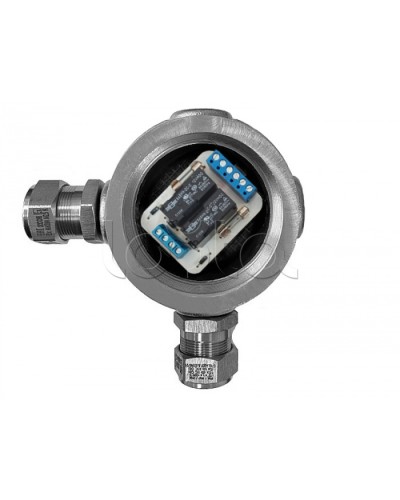 Магнито-Контакт УК-ВК-Ех-24 АЯКС У, с двумя кабельными вводами Ех МКВМ 20 в Липецке Комутационные взрывозащищенные коробки Pintop.ru