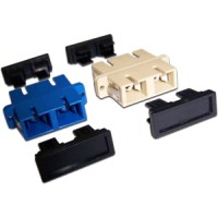 Адаптер оптический SC, OM4, дуплексный LANMASTER LAN-2SC-AM-OM4