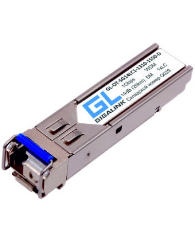 Модуль SFP Gigalink GL-OT-SG14LC1-1310-1550-D в Липецке Модули SFP/XFP/GBIC Pintop.ru