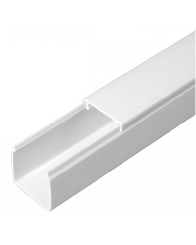 Кабель-канал белый 2-й замок в п/э 25х25 (32 м/уп) Промрукав (PR03.0051) в Липецке Кабель-канал Pintop.ru