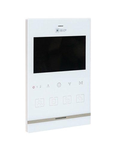 Видеодомофон IPV-01 бел. 4TFT 4пр. 2 канала IP20 EKF (int-ipv-01) в Липецке Абонентские видеоустройства Pintop.ru