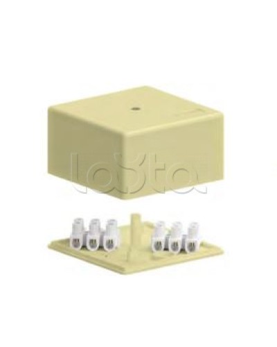 SD4 Коробка распределительная для о/п, 140x75x40мм без галогена (белый) Экопласт (72933HF) в Липецке Распределительные коробки Pintop.ru