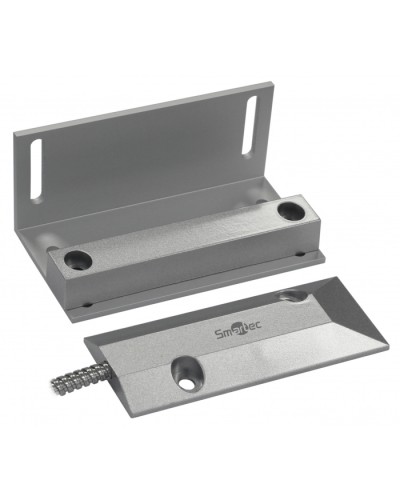 Магнитоконтактный датчик, НР, серебряный, накладной для металлических дверей, металлорукав, зазор 60 мм Smartec ST-DM141NO-SL в Липецке Извещатели охранные Pintop.ru