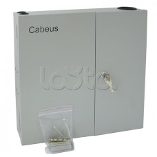 Бокс оптический настенный 19" на 8 SC/2xLC порта Cabeus FO-WL-8SC-K