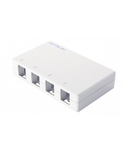 Коробка арендатора 4 порта Eurolan (12B-00-04WT) в Липецке Распределительные коробки Pintop.ru