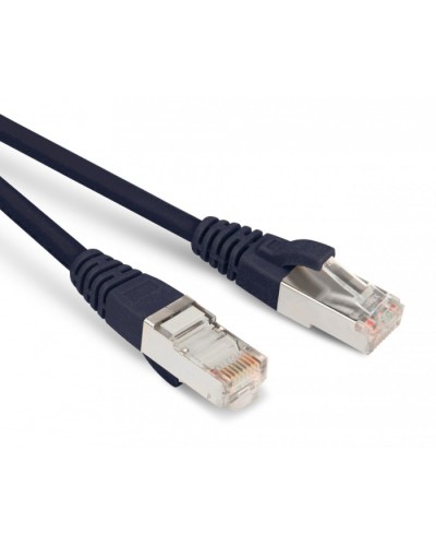Патч-корд F/UTP Hyperline PC-LPM-STP-RJ45-RJ45-C6-3M-LSZH-BK в Липецке Патчкорды (медные) Pintop.ru