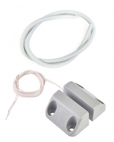 Извещатель охранный точечный магнитоконтактный накладной Комплектстройсервис ИО 102-20 Б2П (2) (пластиковый рукав) в Липецке Извещатели охранные Pintop.ru