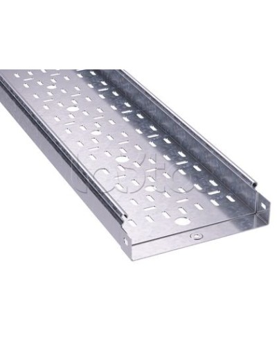 Лоток перфорированный 200x50x3000, толщина металла 1.5мм DKC 3526415 в Липецке Кабельные лотки Pintop.ru