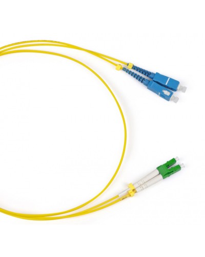 Шнур оптический duplex LC/APC-SC/UPC 9/125 sm 5м LSZH Cabeus FOP(d)-9-LC/APC-SC/UPC-5m в Липецке Патч-корды оптические Pintop.ru