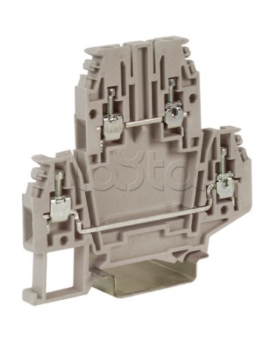 Зажим клеммный проходной 2.5 кв.мм DKC ZDB100GR в Липецке Клеммные колодки Pintop.ru