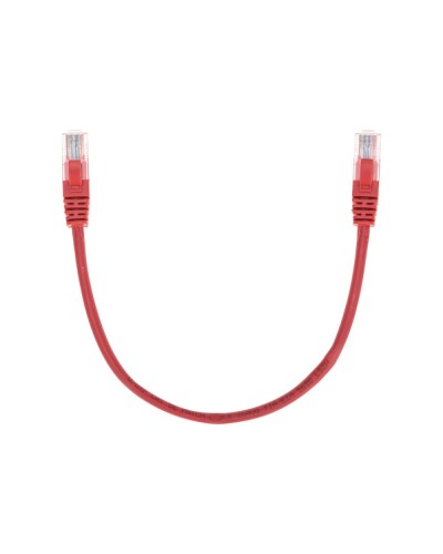 Патч-корд U/UTP, CAT 5e, RJ45-RJ45, 26AWG, LSZH, красный, 0,3м REXANT 02-0103-03 в Липецке Патчкорды (медные) Pintop.ru