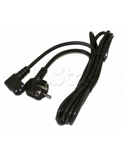 Кабель питания монитор-компьютер Hyperline PWC-IEC13A-SHM-3.0-BK в Липецке Патч-корды и пигтейлы Pintop.ru