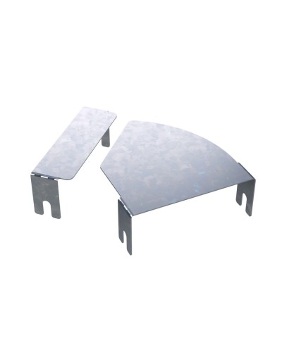 Крышка на горизонтальный изменяемый угол СРО 0-45град. 100, 1,2 мм DKC (SKVN100) в Липецке Аксессуары для лотков Pintop.ru