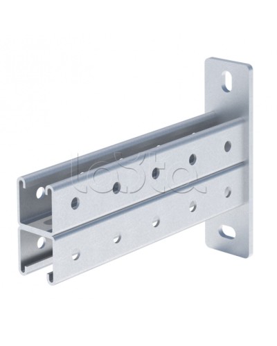 STRUT-консоль двойная 41х41 мм, основание 350 мм EKF (stkd414135) в Липецке Аксессуары для лотков Pintop.ru