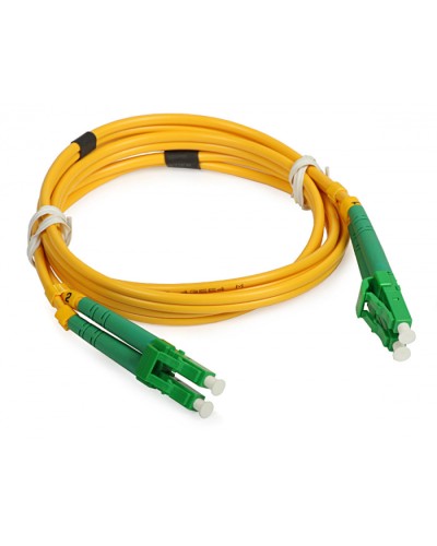 Шнур оптический duplex LC/APC-LC/APC 9/125 sm 15м LSZH Cabeus FOP(d)-9-LC/APC-LC/APC-15m в Липецке Патч-корды оптические Pintop.ru