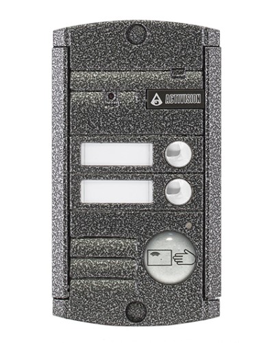 Видеопанель вызывная накладная цветная на 2 абонента с Proxy-считывателем Activision AVP-452 Proxy (PAL, антик) в Липецке Вызывные видеопанели малоабонентные Pintop.ru