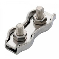 Зажим троса двойной D4мм Duplex (100шт/уп) Промрукав (PR08.3889)