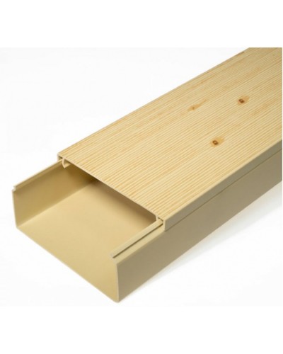 Кабель-канал сосна 2-й замок 100х40 (24м/уп) Промрукав (PR.025453) в Липецке Кабель-канал Pintop.ru