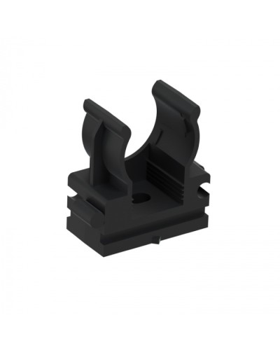 CFQ16 Держатель (клипса) для труб, для монтажного пистолета D16мм, цвет чёрный (50шт) Экопласт (41516BL) в Липецке Держатели, клипсы, скобы Pintop.ru
