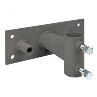 Держатель мачты молниеприемника к стене, D=40мм, вынос 100мм с гайкой EKF PROxima (lp-l0100)