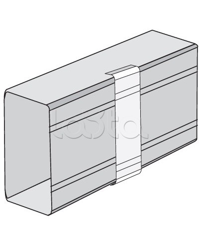 Накладка на стык крышки GAN 100 DKC 00887 в Липецке Аксессуары для кабель-канала Pintop.ru