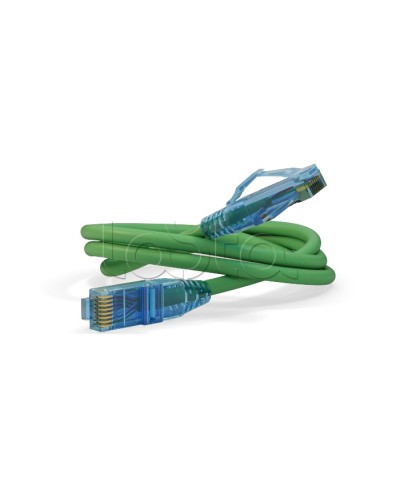 Патч-корд U/UTP Hyperline PC-LPM-UTP-RJ45-RJ45-C6-3M-LSZH-GN в Липецке Патчкорды (медные) Pintop.ru