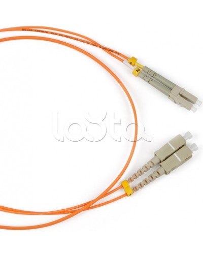 Патч-корд оптический LANMASTER LAN-SC-FC/OM2-3.0 в Липецке Патч-корды и пигтейлы Pintop.ru