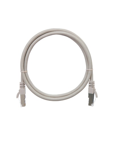 Шнур коммутационный 2хRJ45/8P8C F/UTP кат.5е (1 м) NIKOMAX (NMC-PC4SD55B-010-GY) в Липецке Патчкорды (медные) Pintop.ru
