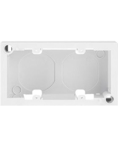 Короб накладной для лицевых панелей 80х150 под 4 модуля 45х22,5 Mosaic 03-0127 в Липецке Распределительные коробки Pintop.ru