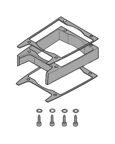 Удлинитель кожуха электродвигателя C-BXK, C-BXEK Came 119RICX043 в Липецке Запчасти для шлагбаумов и автоматики Pintop.ru