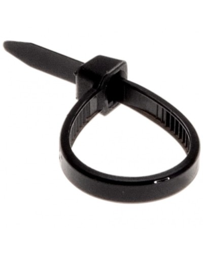 Хомут-стяжка нейлоновый 2.5х100 мм чёрный (100шт/уп) REXANT 07-0101 в Липецке Стяжки-хомуты Pintop.ru