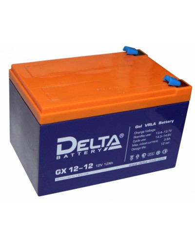 Аккумулятор свинцово-кислотный Delta GX 12-12 в Липецке Электротехническое оборудование Pintop.ru