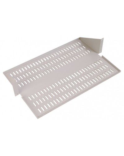 Полка для стойки перфорированная консольная 2U, глубина 300 мм ЦМО МС-30.2-9005 в Липецке Полки для шкафов и стоек Pintop.ru