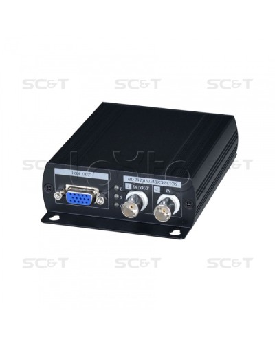 Преобразователь-разветвитель AHD/HDCVI/HDTVI в HDMI/VGA/CVBS SC&T AD001HD4 в Липецке Видеоусилители, Модуляторы, Делители Pintop.ru