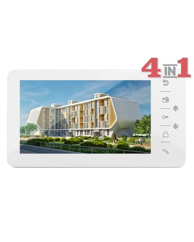 Монитор цветного видеодомофона Tantos Prime HD (White) в Липецке Абонентские видеоустройства Pintop.ru