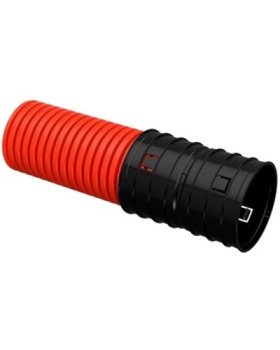 ELASTA Труба гофр. двустенная жесткая ПНД d=200мм (6м) IEK (EA-TG13-2-1-2-200-006-K04) в Липецке Труба гофрированная Pintop.ru