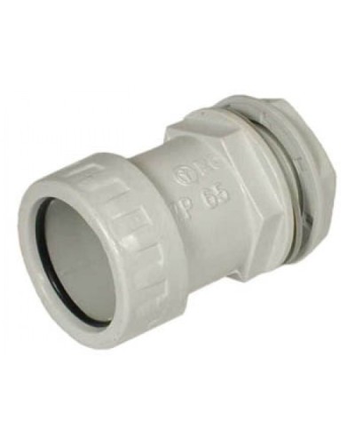 Муфта «труба-коробка» D25 мм , без галогена Экопласт 42725HF в Липецке Аксессуары для труб (ОКЛ) Экопласт Pintop.ru