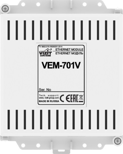 Ethernet модуль Vizit VEM-701V в Липецке Аксессуары для многоабонентных систем Pintop.ru