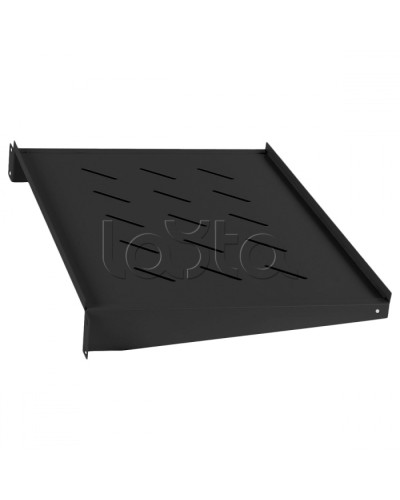 Полка 19 перфорированная консольная 2U глубина 315мм (цвет черный) Cabeus SH-J017-2U-315-BK в Липецке Полки для шкафов и стоек Pintop.ru