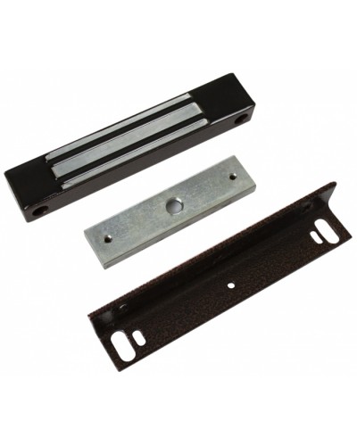 Замок электромагнитный влагозащищенный AccordTec ML-350N KB-2 с уголком (коричневый) в Липецке Электромагнитные замки Pintop.ru