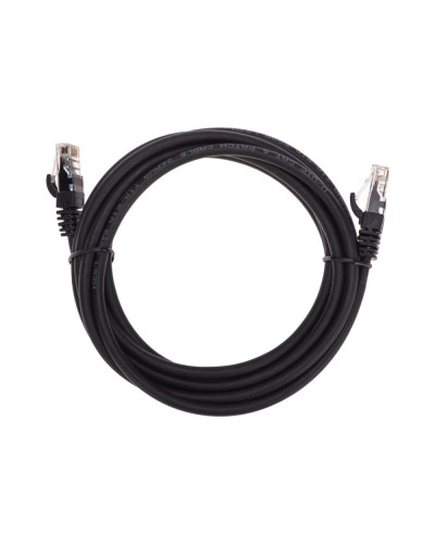 Патч-корд U/UTP, CAT 6, RJ45-RJ45, 26AWG, LSZH, черный, 3м REXANT 02-0292-3 в Липецке Патчкорды (медные) Pintop.ru