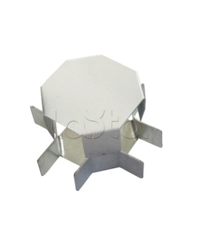 Соединитель ККМО Гефест Соединитель ККМО Угол 25 Х-образный металлический в Липецке Аксессуары для лотков Pintop.ru