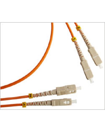 Патч-корд оптический LSZH, дуплексный, SC/PC-SC/PC, MM 50/125, 5м LANMASTER LAN-2SC-2SC/OM2-5.0 в Липецке Патч-корды и пигтейлы Pintop.ru