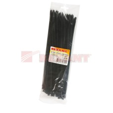 Хомут-стяжка нейлоновый 5х300 мм чёрный (100шт/уп) REXANT 07-1303